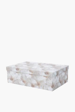 Adisa Floral Gift Storage Box Large, L26xw41xh13cm