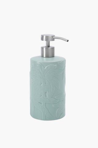 Polyresin Leaf Embossed Soap Dispenser