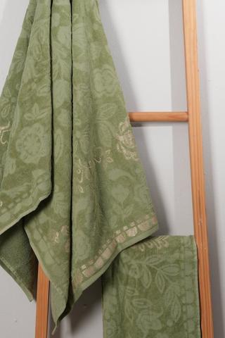 Cotton Jacquard Halitia Floral Hand Towel