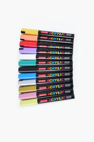 12 Piece Jumbo Acrylic Pen Pack