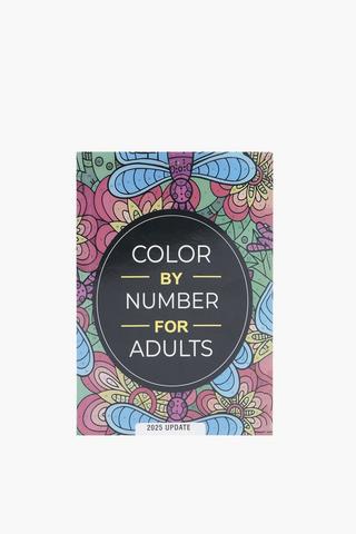 Colour By Number For Adults A5 Book