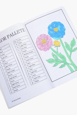 Colour By Number For Adults A5 Book