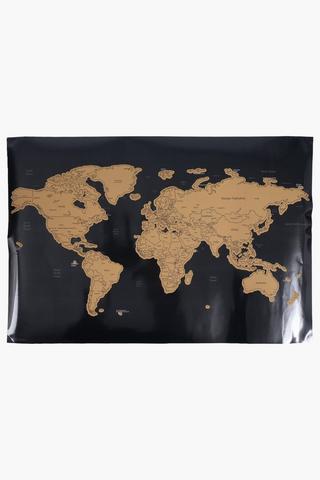 Wall Poster World Map, 40x60cm