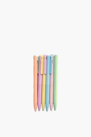 6 Pack Pastel Pens