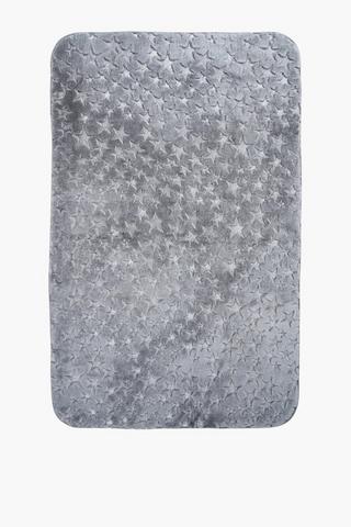 Jacquard Embossed Star Rug, 70x110cm