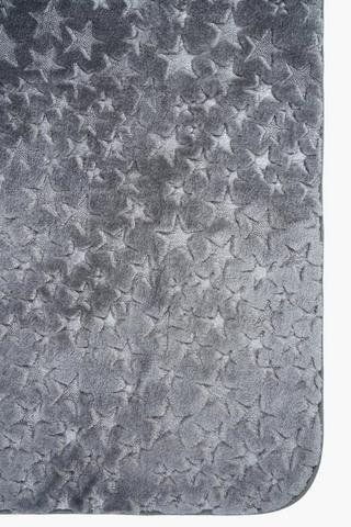 Jacquard Embossed Star Rug, 70x110cm