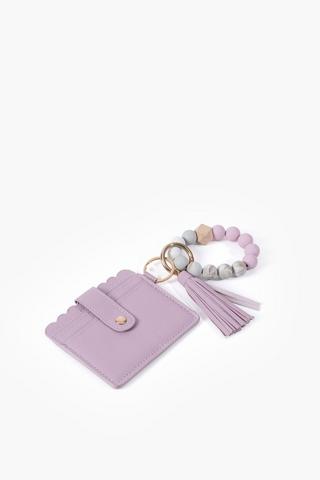 Bead And Wallet Keyring