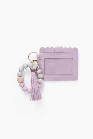 Bead And Wallet Keyring