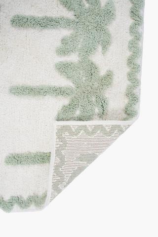 Cotton Tufted Palm Tree Bath Mat, 50x80cm