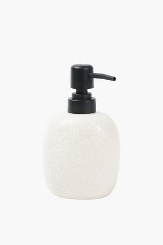 Ceramic Speckled Soap Dispenser