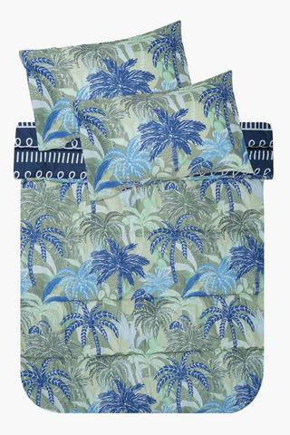 Soft Touch Barks Palm Reversible Comforter Set
