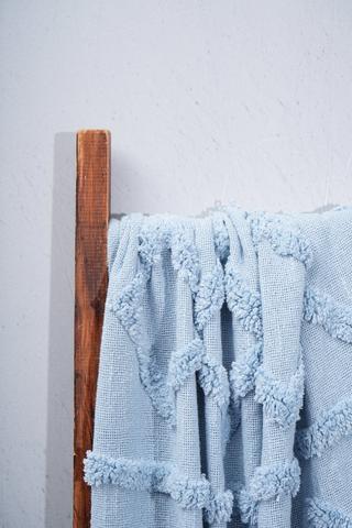 Cotton Tufted Throw, 140x180cm