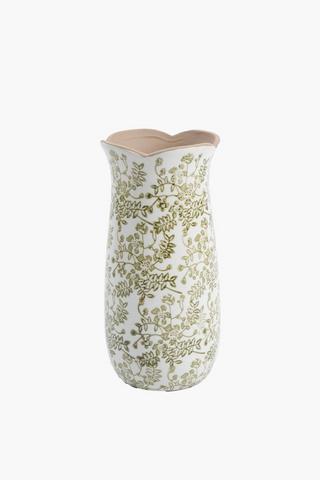 Delft Bottle Vase, 21x33cm