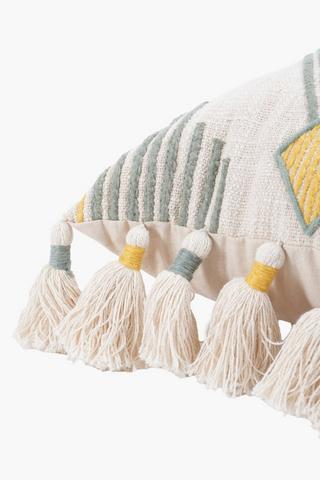 Textured Safi Geometric Scatter Cushion, 40x60cm