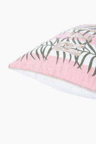 Textured Script Scatter Cushion, 40x60cm
