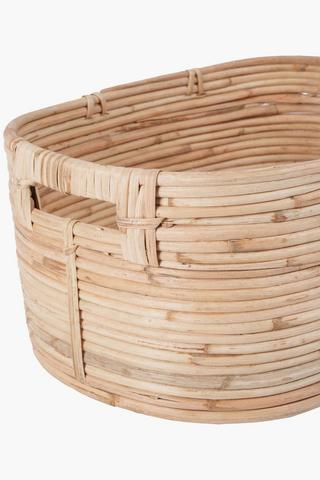 Round Rattan Tiffin Utility Basket