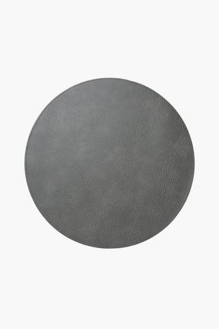 4 Pack Round Pu Placemat
