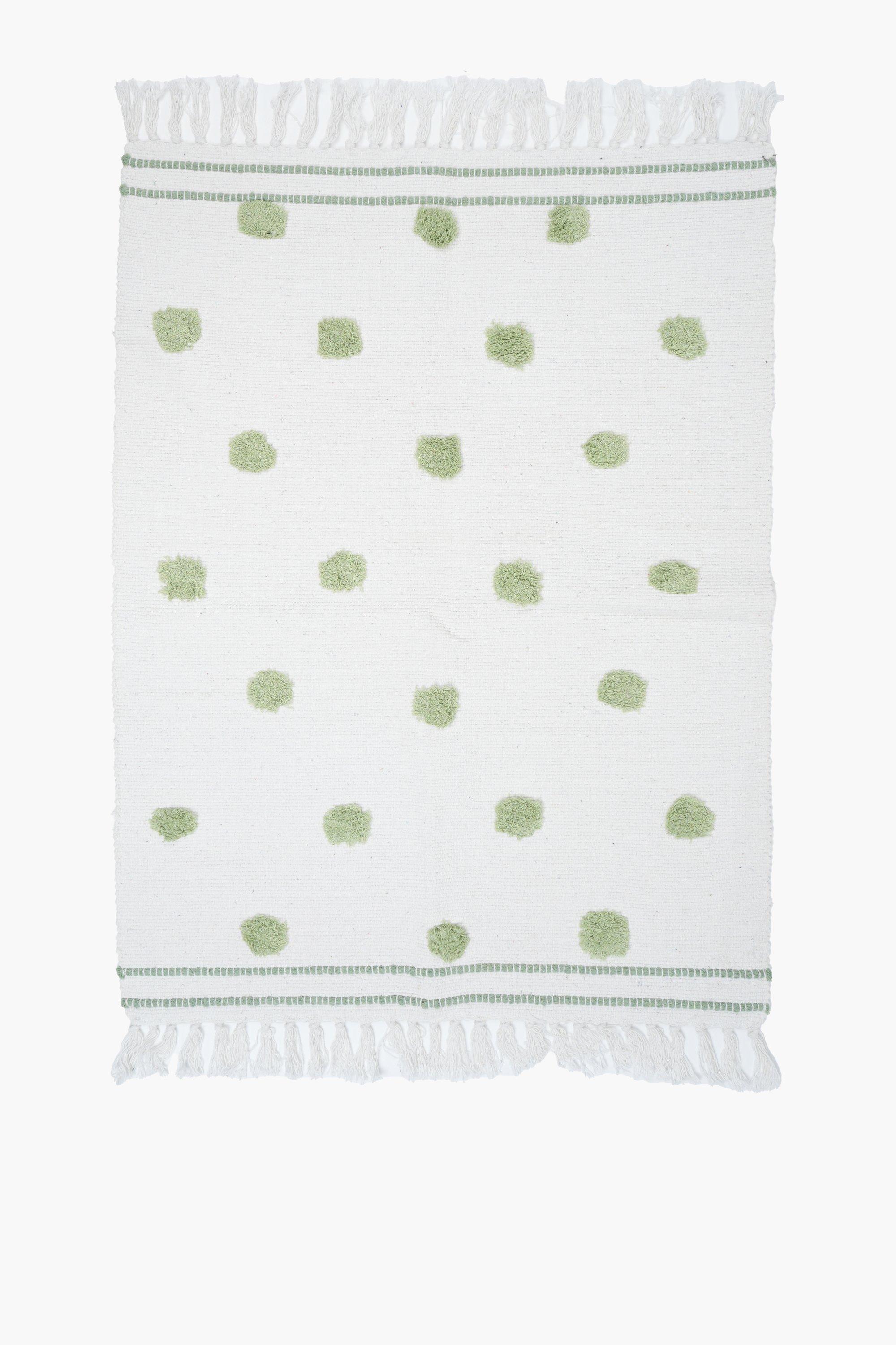 Pom Pom Rug With Tassels, 70x110cm