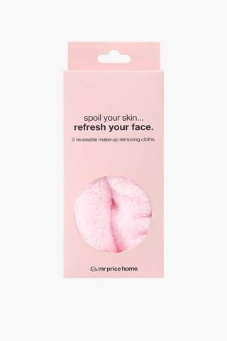 2 Pack Reuseable Make-up Removing Cloths