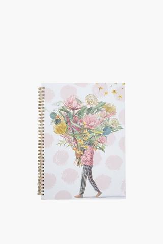 A4 Kathy Protea Notebook