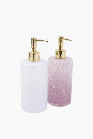Glass Confetti Soap Dispenser