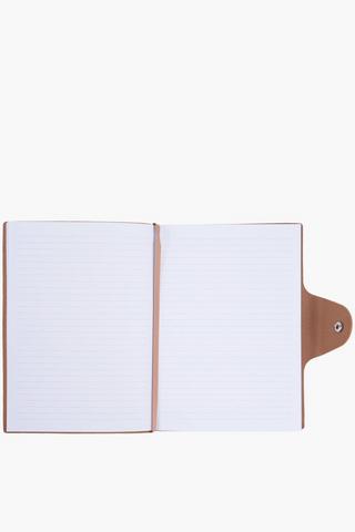 A5 Pu Embossed Clip Notebook