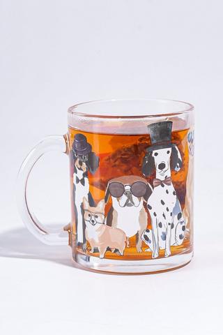 Dapper Dogs Wrap Around Glass, 320ml