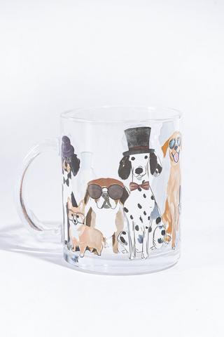 Dapper Dogs Wrap Around Glass, 320ml