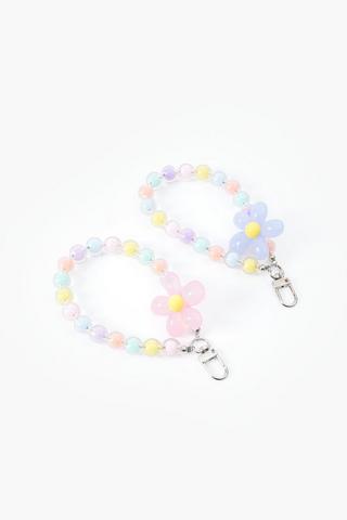 Acrylic Beads Keyring