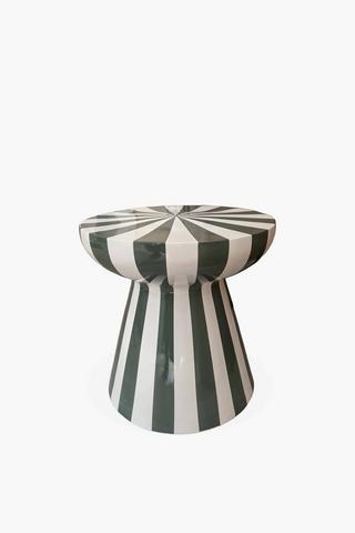 Doppler Stripe Side Table