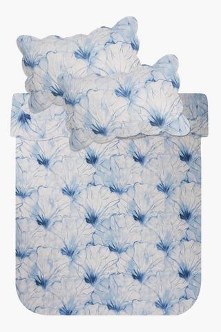 3 Piece Soft Touch Adisa Coastal Quilt Set