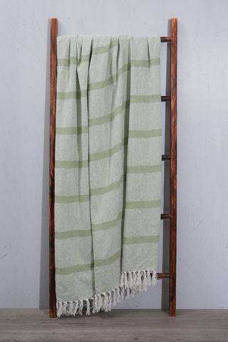 Cotton Stripe Throw, 125x150cm