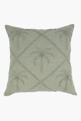 Cotton Palm Tonal Scatter Cushion, 60x60cm