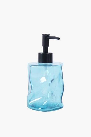 Glass Curved Soap Dispenser