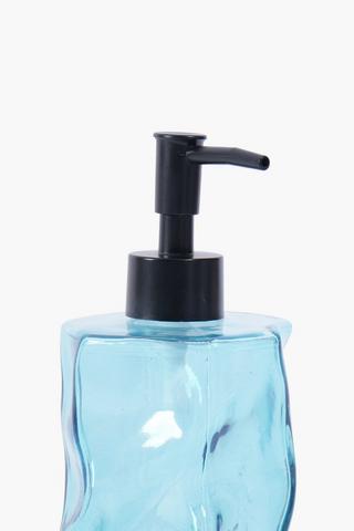 Glass Curved Soap Dispenser