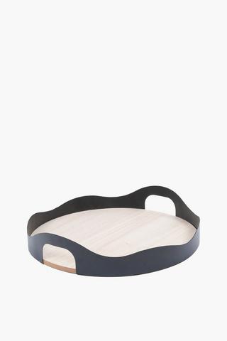 Scallop Urb Decor Tray, 30x6cm