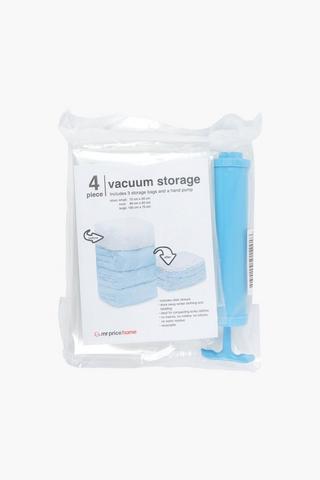 4 Piece Vacuum Storage Bags