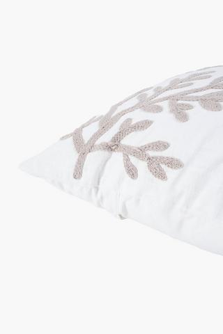 Textured Jute Edgard Coral Scatter Cushion, 50x50cm
