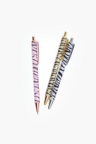 3 Pack Zebra Pens