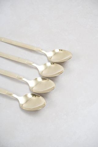 4 Pack 2 Tone Stainless Steel Spoons