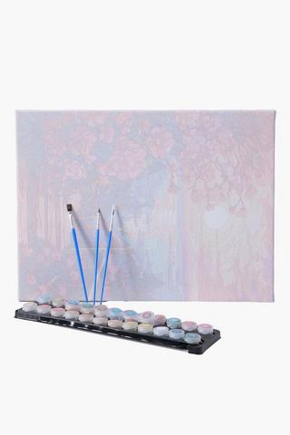 Paint By Number Floral Sunset, 30x40cm