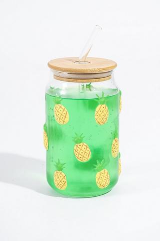 Pineapple Embossed Sippy Cup