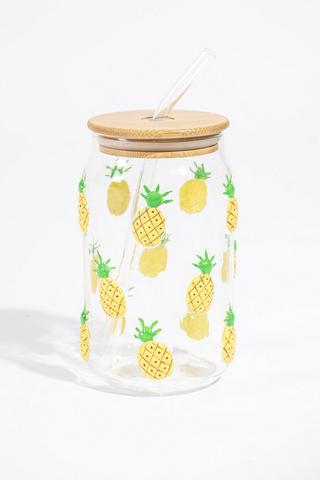 Pineapple Embossed Sippy Cup