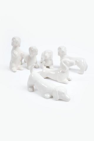 Assorted Mini Dog Statue, 10x5cm