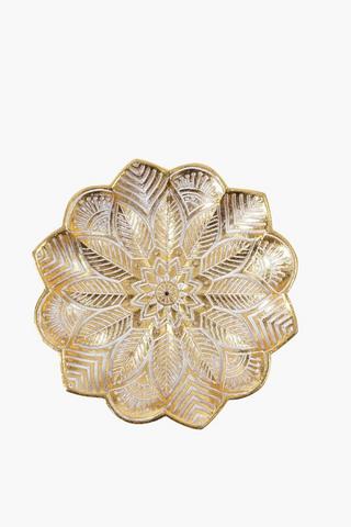 Mandala Candle Plate, 15x3cm