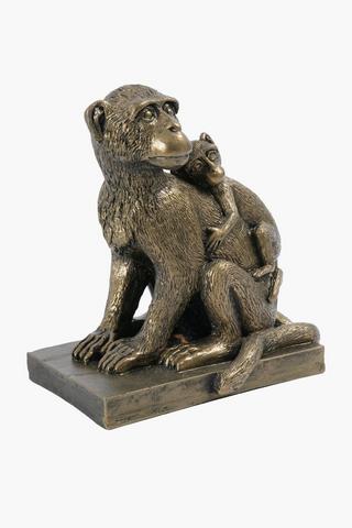Resin Monkey Doorstop