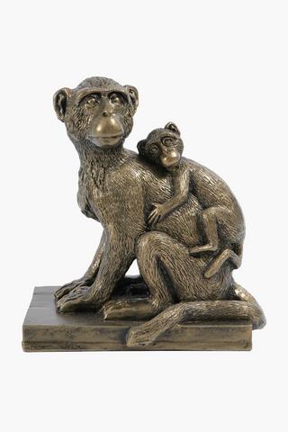 Resin Monkey Doorstop
