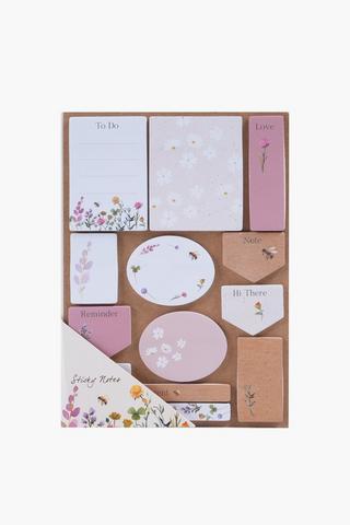 Sticky Notes Floral Bee