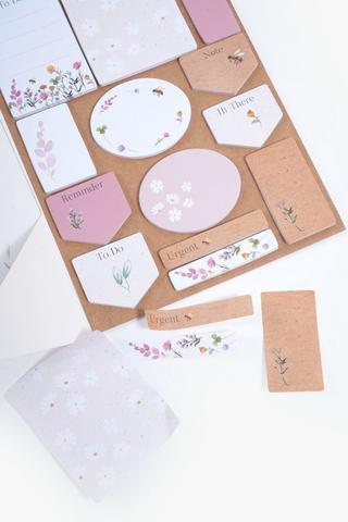 Sticky Notes Floral Bee