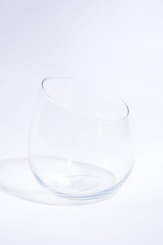 Slant Glass Hurricance, 15cm